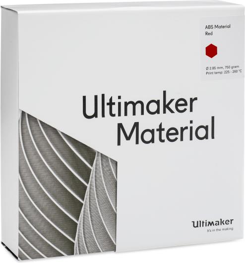 Produktbild Ultimaker Abs (ABS, 2.85 mm, 750 g, Rot)