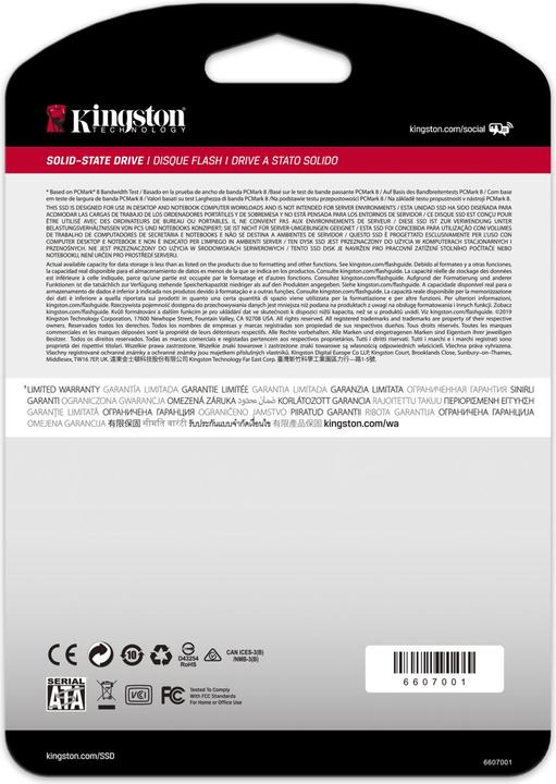 Actual product image Kingston A400 (240 GB, M.2 2280)