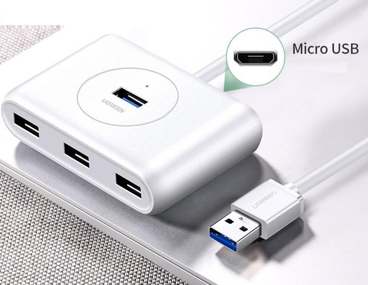 Immagine prodotto Ugreen Hub USB a 4 porte con 4 porte USB 3.0 (USB-A, 4 Porti)