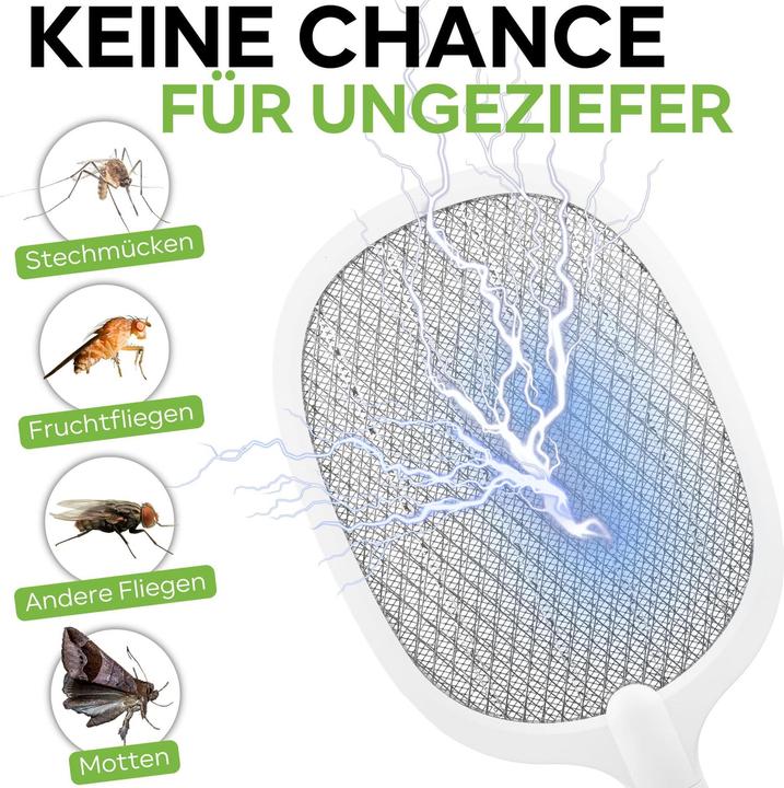 Produktbild Quick Aid Elektrische Fliegenklatsche mit Display