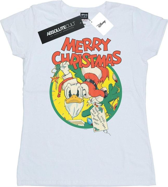 Disney Donald Duck Merry Christmas TShirt (XL)