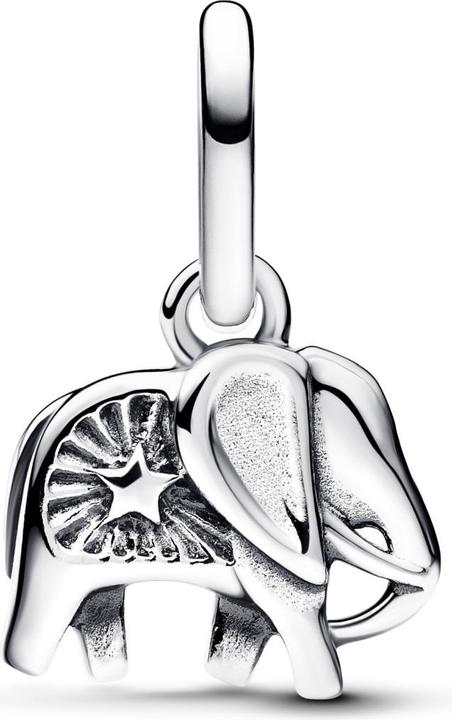 Produktbild Pandora Türkisfarbener Elefanten-Mini-Anhänger (Silber 925)