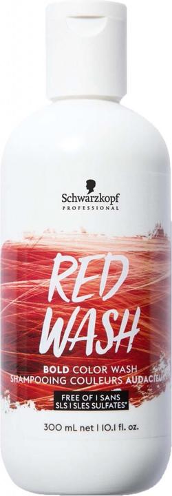Schwarzkopf Bold Color Wash - Red Wash (300 ml, Flüssiges Shampoo)