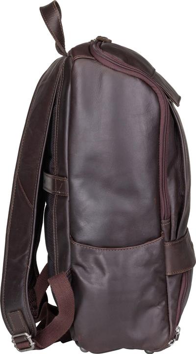 Image du produit Chesterfield Rich Leren Laptop Rugtas - 15,4 inch - Bruin (19 l)