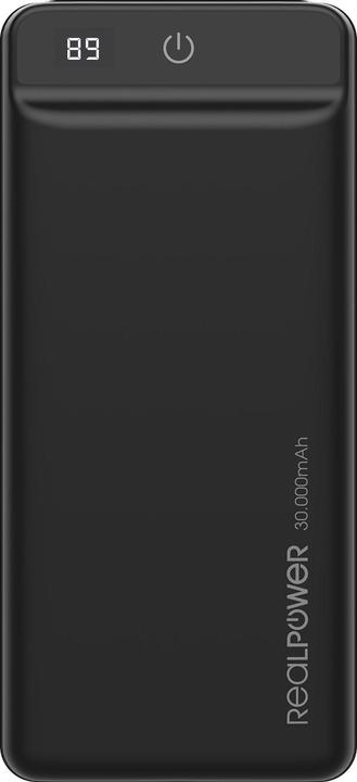 Produktbild RealPower PB-30k PD (30000 mAh, 18 W, 111 Wh)