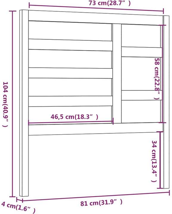 Image du produit VidaXL Edan (81 x 4 x 104 cm)