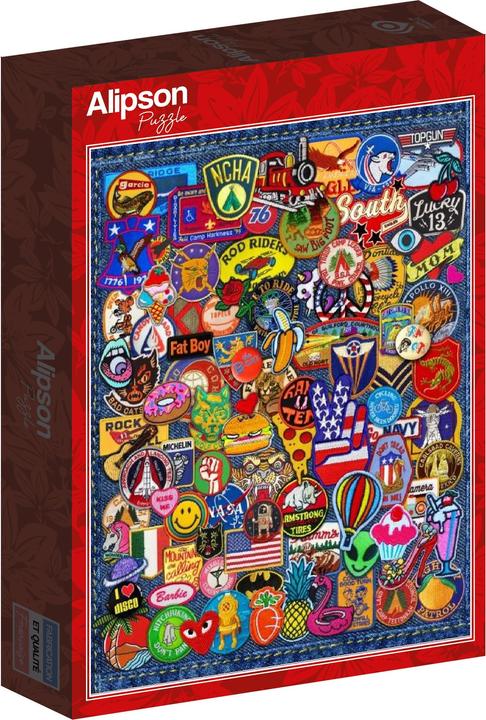 Produktbild Alipson Puzzle Puzzle 1000 pieces Patch Crazy (1000 Teile)