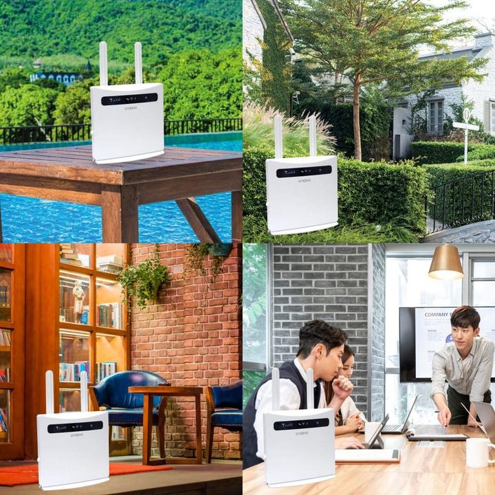 Actual product image Strong 4GROUTER300v2 WLAN Router Single Band (2.4GHz) Fast Ethernet 3G 4G White