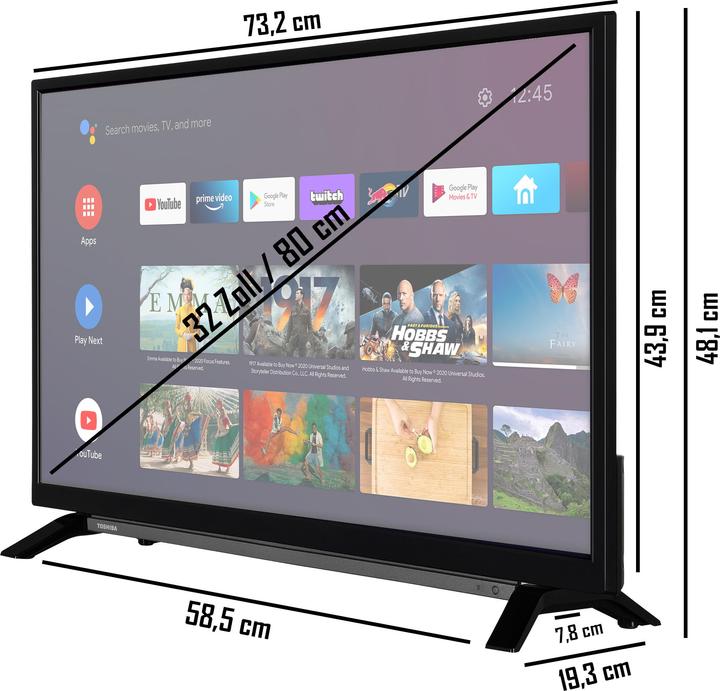 Produktbild Toshiba 32LA2B63DAX (LCD, LED, Full HD, 2022)