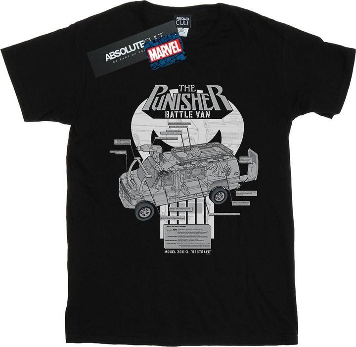 The Punisher Battle Van Breakdown TShirt (M)