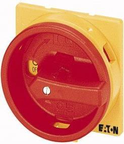 Produktbild Eaton Handle, red / yellow, lockable, for padl
