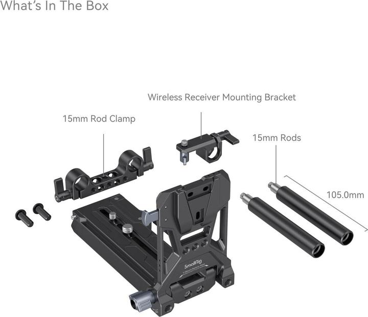 Produktbild SmallRig V-Mount Akku-Montageplatten-Kit (Kamera Akku)