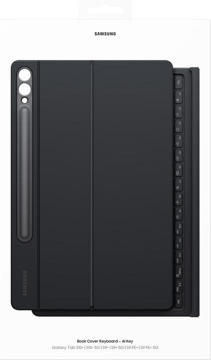 Image du produit Samsung Book Cvr Kbd Blk S10 /S9 /S9FE (FR, Galaxy Tab S10+, S9+)
