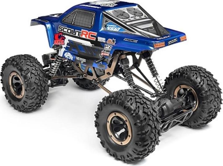 Maverick Scout RC RTR 4WD Rock Crawler avec système RC 2.4GHz (RTR Prêt à fonctionner)