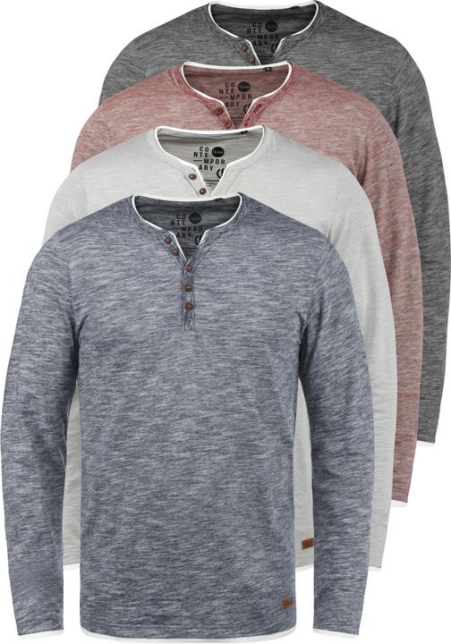 Immagine prodotto Solid Belagos Maglia Maglie A Maniche Lunghe Da Uomo In Cotone 100% (S)