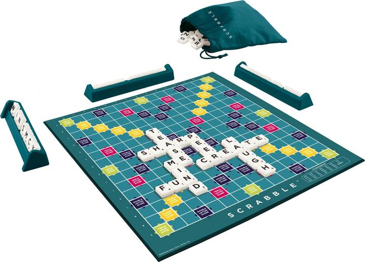 Actual product image Mattel Games Scrabble ORIGINAL (German)