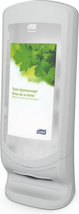 Actual product image Tork Napkin dispenser Xpressnap standing/wall dispenser plastic light grey (1 x)