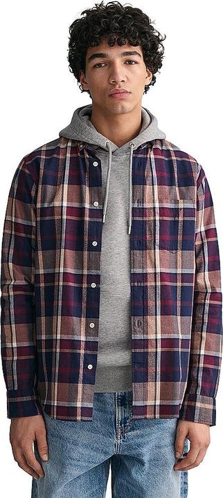 GANT Check Shirt Long Sleeve Plumped Red (XL)
