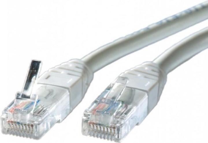 Produktbild Secomp ROLINE Patch Cable UTP, RJ45-RJ45 grey (U/UTP, CAT5e, 2 m)