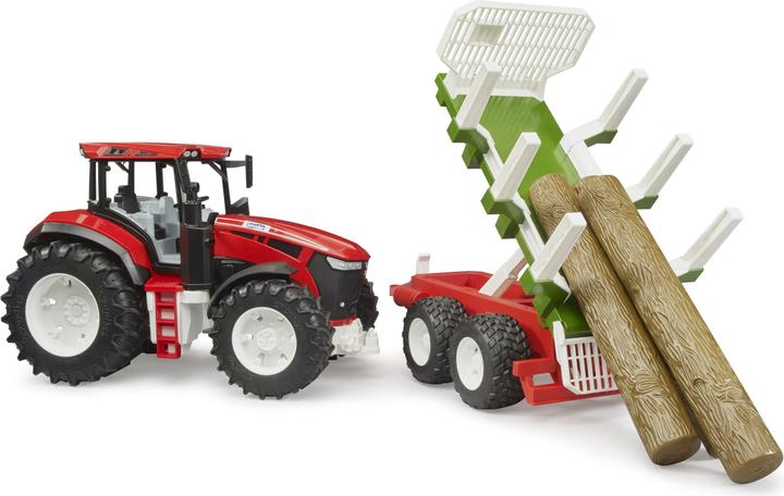 Image du produit Bruder Tracteur Roadmax avec remorque forestière