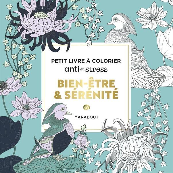 Image du produit Bien-être & sérénité : petit livre à colorier anti-stress (Français, Collectif, 2025)