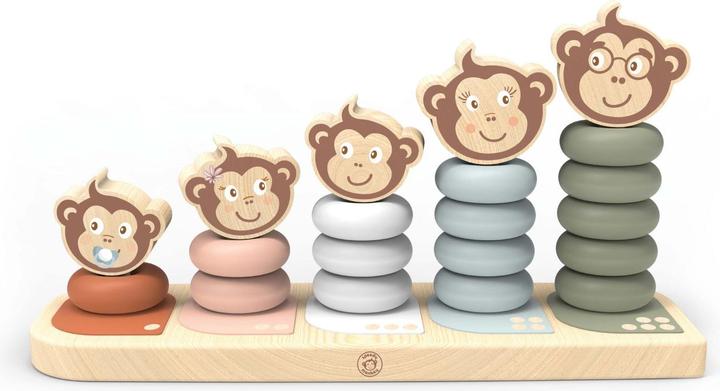 Actual product image NICI SP1003 Stacking toy monkey family 25,7x84x13,10cm