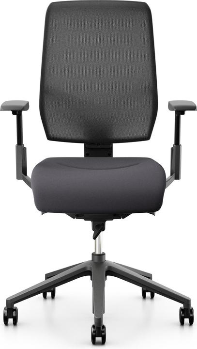 Image du produit Giroflex Bürostuhl 68 mit Netzrücken und Armlehnen, Charcoal