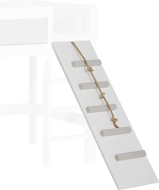 Immagine prodotto Lifetime Kidsrooms Letto a mezza altezza combinato 1 con rete a doghe deluxe e pedana di scorrimento