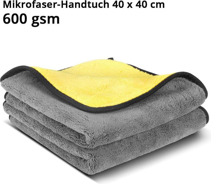 Actual product image Stahlwerk Microfibre towel set of 10 double-sided 40 x 40 cm 600 gsm