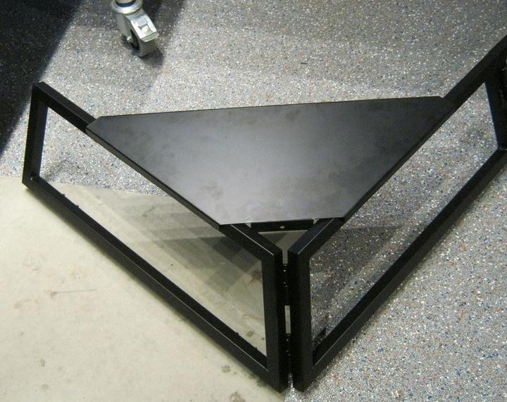 Actual product image Vonyx DJ Booth DBC2 Platte 2er-Set, Schwarz