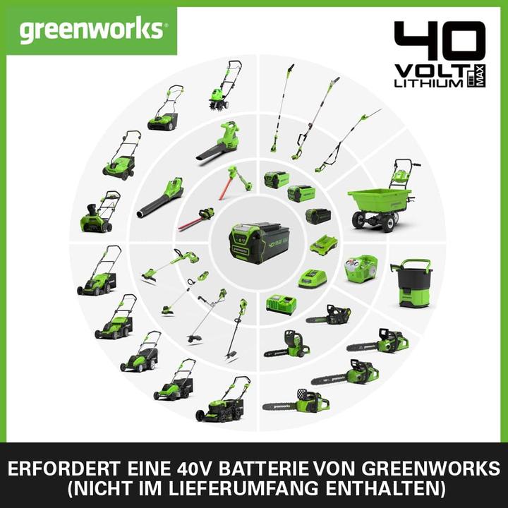 Actual product image Greenworks Hedge Pruner 40V g40ht61 (tool only) (Cordless hedgecutters)