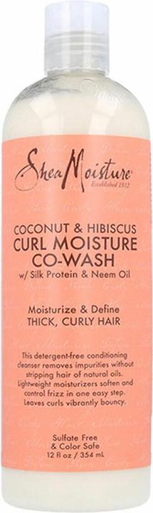 Actual product image Shea Moisture Coconut and Hibiscus Co-Wash Conditioning Cleanser 13oz (354 ml)