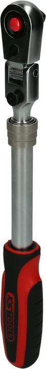 KS Tools Cricchetto reversibile telescopico con snodo SlimPOWER da 3/8", 72 denti (3/8")
