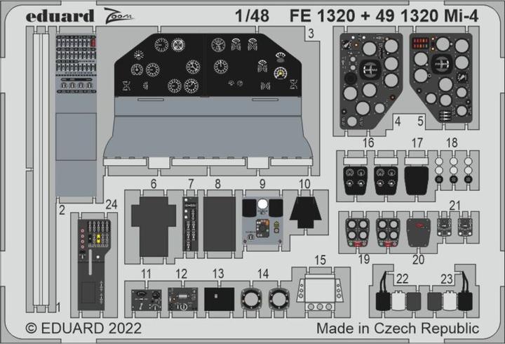Actual product image Eduard Mi-4 for TRUMPETER
