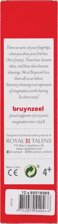 Image du produit Bruynzeel Crayon de couleur Colorexpress (Argent, 12 x)