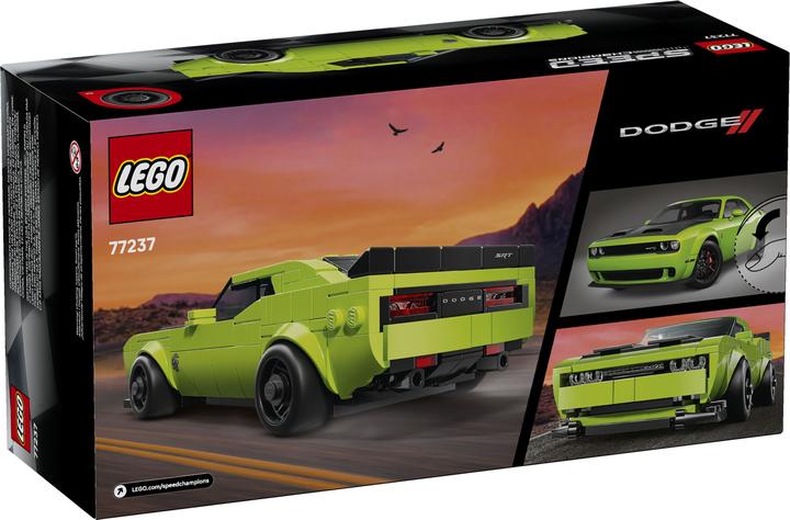 Image du produit LEGO Dodge Challenger SRT Hellcat Sportwagen (77237, LEGO Speed Champions)