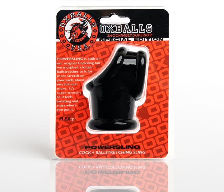 Actual product image Oxballs Powersling - Cocksling with Extended Ballstretcher Base