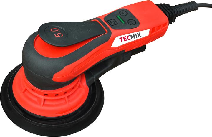Produktbild Tecmix EXZENTERSCHLEIFER TMX EXS 350 5.0 (230V - EU) - 350W, 4000-10000 U/MIN, Ø150MM, BÜRSTENLOSER MOTOR (350 W)