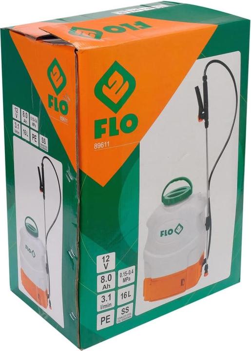 Image du produit Toya FLO Drukspuit Ruggedragen met batterij - 16L - 8 Ah (16 l)
