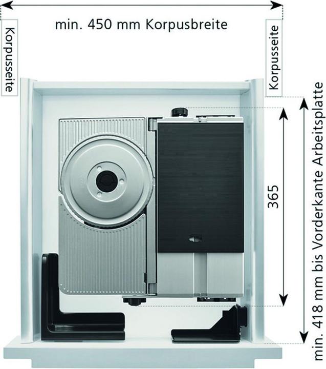 Image du produit Dr. Ritter Trancheuse universelle encastrable AES 72 SR