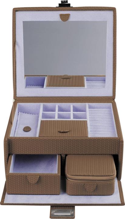 Actual product image Windrose 803948.02 - Jewellery case M with insert Corbello mocca