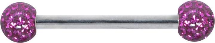 Image du produit Bijouteria Piercing poitrine (Acier chirurgical 316L, Résine époxy, Cristallin)