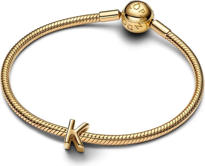Produktbild Pandora Alphabet-Mini-Charm: Ihre Persönliche Botschaft (Metall, Vergoldet)