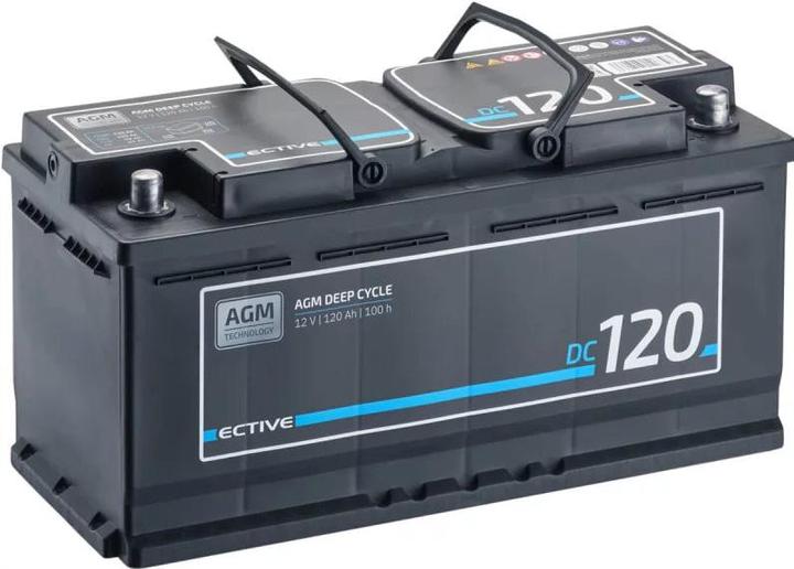 Produktbild Ective DC 120 AGM Deep Cycle 120Ah Versorgungsbatterie (12 V, 120 Ah)