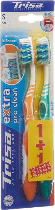 Produktbild Trisa Zahnbürste Extra Duo soft (Weich, 2 x)