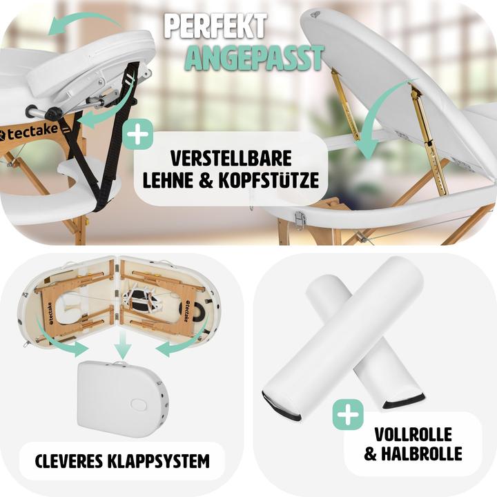 Produktbild tectake Massageliege oval