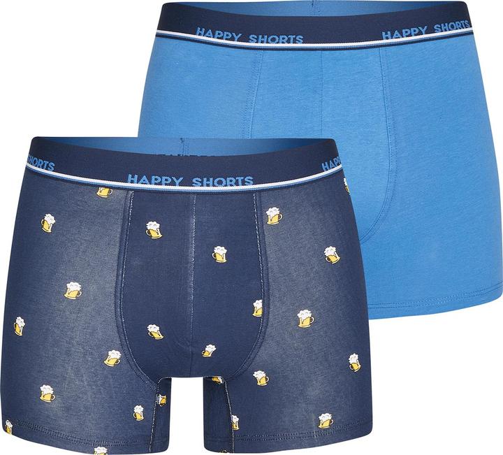 Happy shorts Boxershort Casual Bequem sitzend (XXL, 2er Pack)