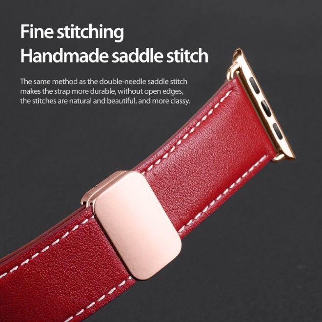 Actual product image Dux Ducis YA bracelet (45 mm, 44 mm, 42 mm, 49 mm, Genuine leather)