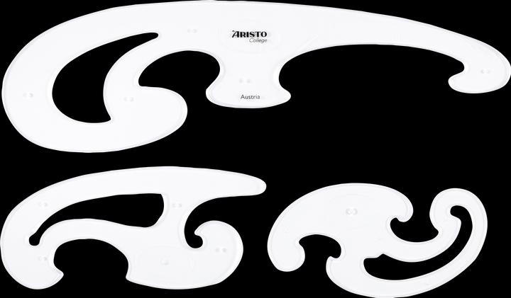 Produktbild Aristo Burmester Kurvenlineal-Satz (350 mm)