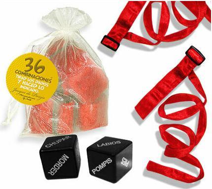 Actual product image Inedit Indedit - Kit Bag Organza Ties (Dice games)